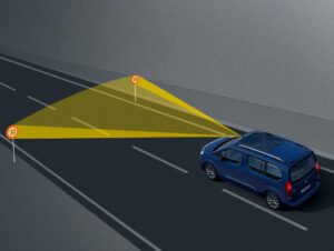 Opel Combo-e Riconoscimento limiti di velocità