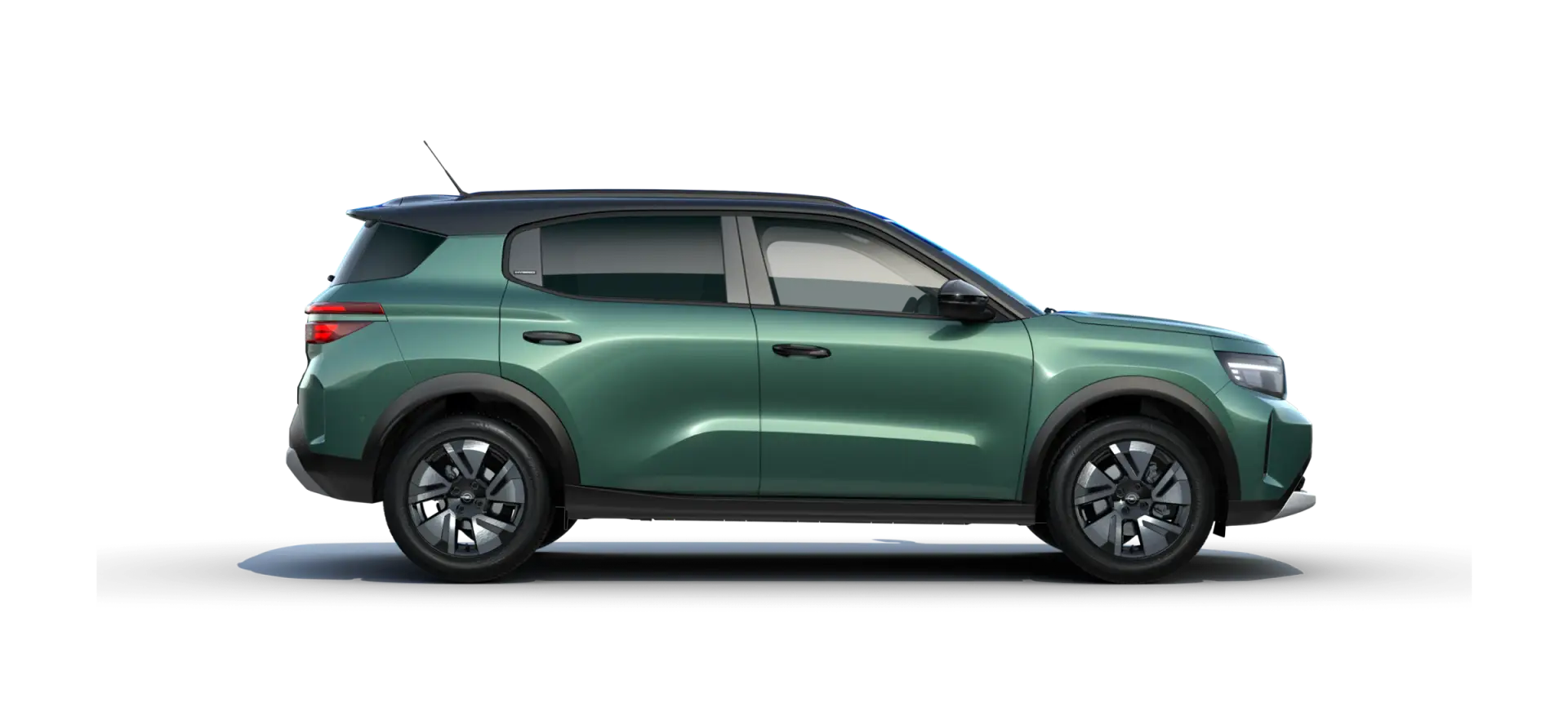 Frontera — Hybrid — profilo laterale, Khaki Green (metallizzato)