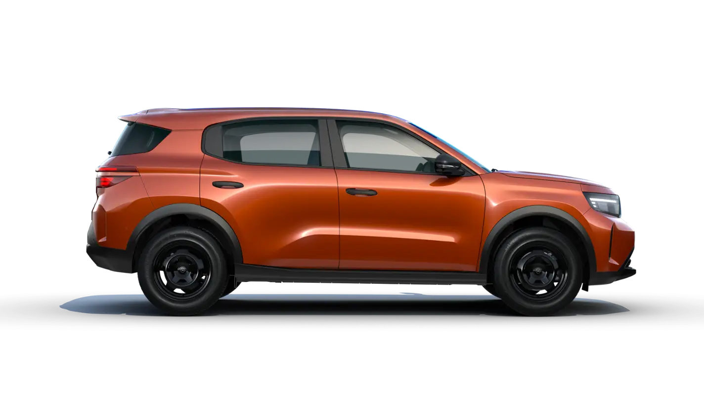 Frontera — Benzina — profilo laterale, Canyon Orange (metallizzato)
