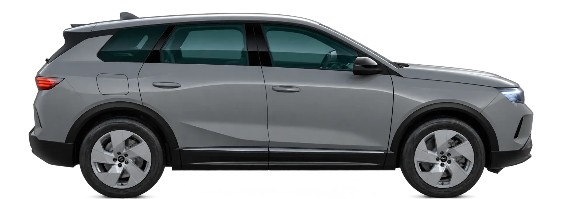Grandland — Hybrid — profilo laterale, Grafik grey (pastello)