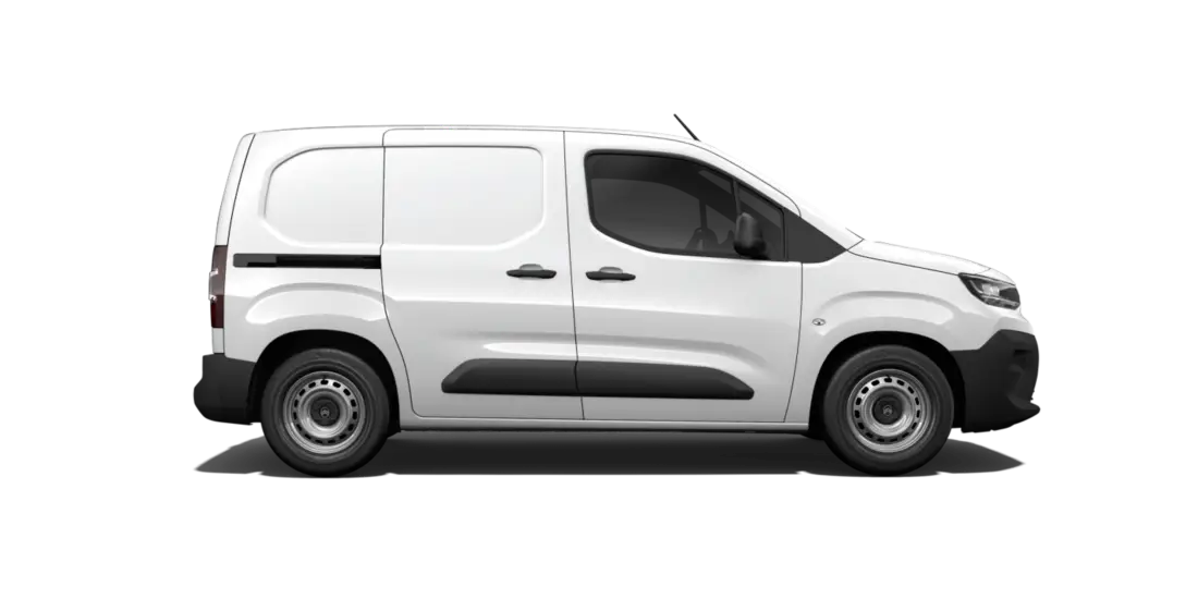 Berlingo Van — Benzina — profilo laterale, Kaolin White